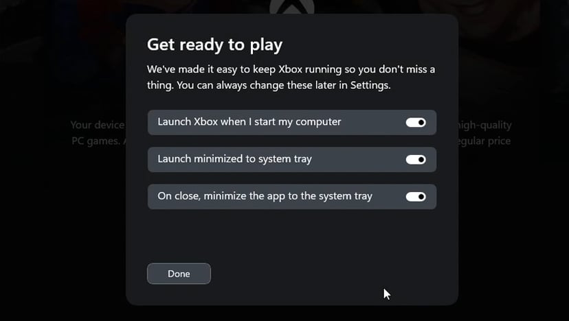 xbox setup image